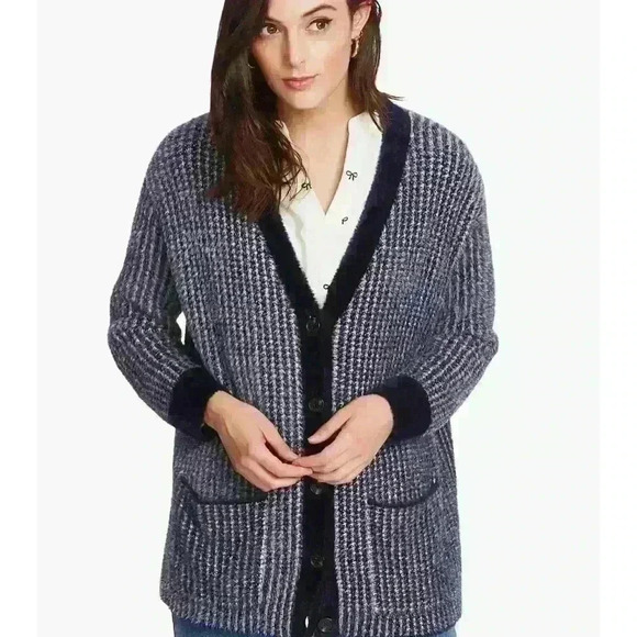 Court & Rowe Houndstooth Eyelash Cardigan - Picture 11 of 11